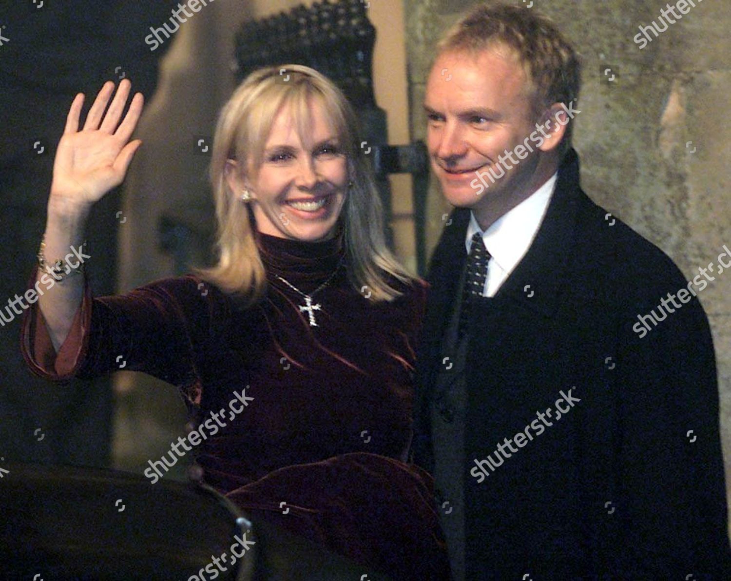 Sting Wife Trudie Styler Christening Madonna Editorial Stock Photo ...