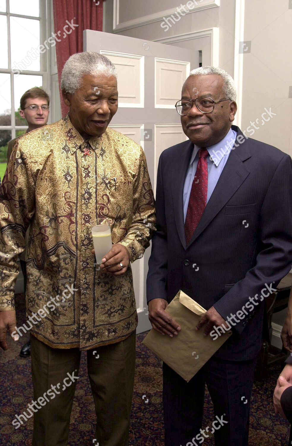 Sir Trevor Mcdonald Nelson Mandela Editorial Stock Photo - Stock Image ...