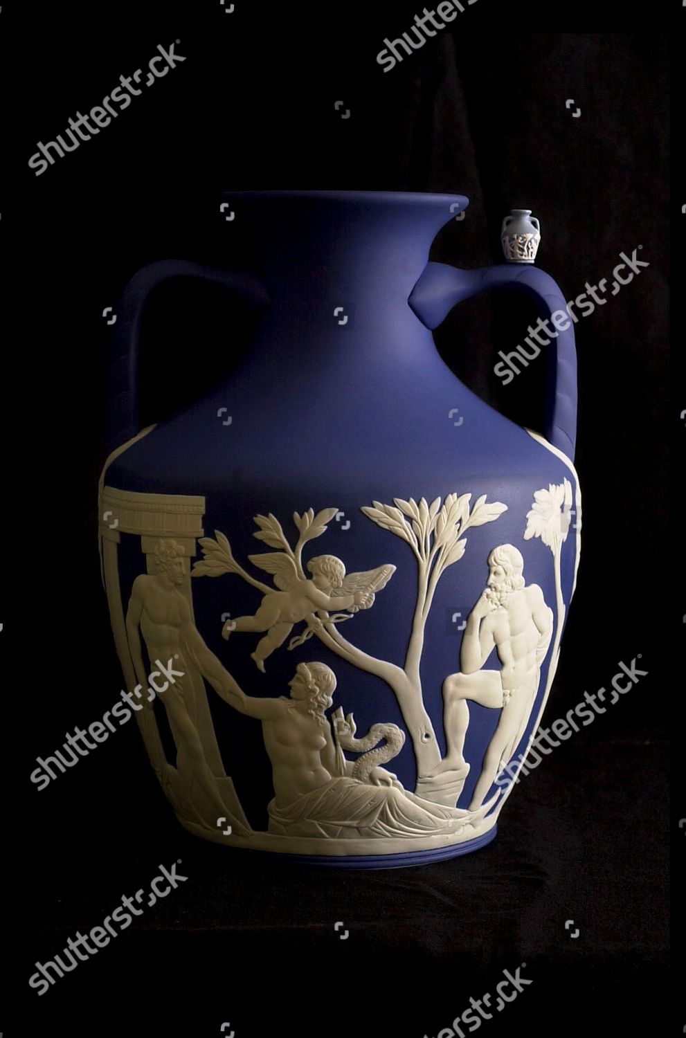 Worlds Smallest Wedgwood Vase Tiny Inch High Editorial Stock Photo