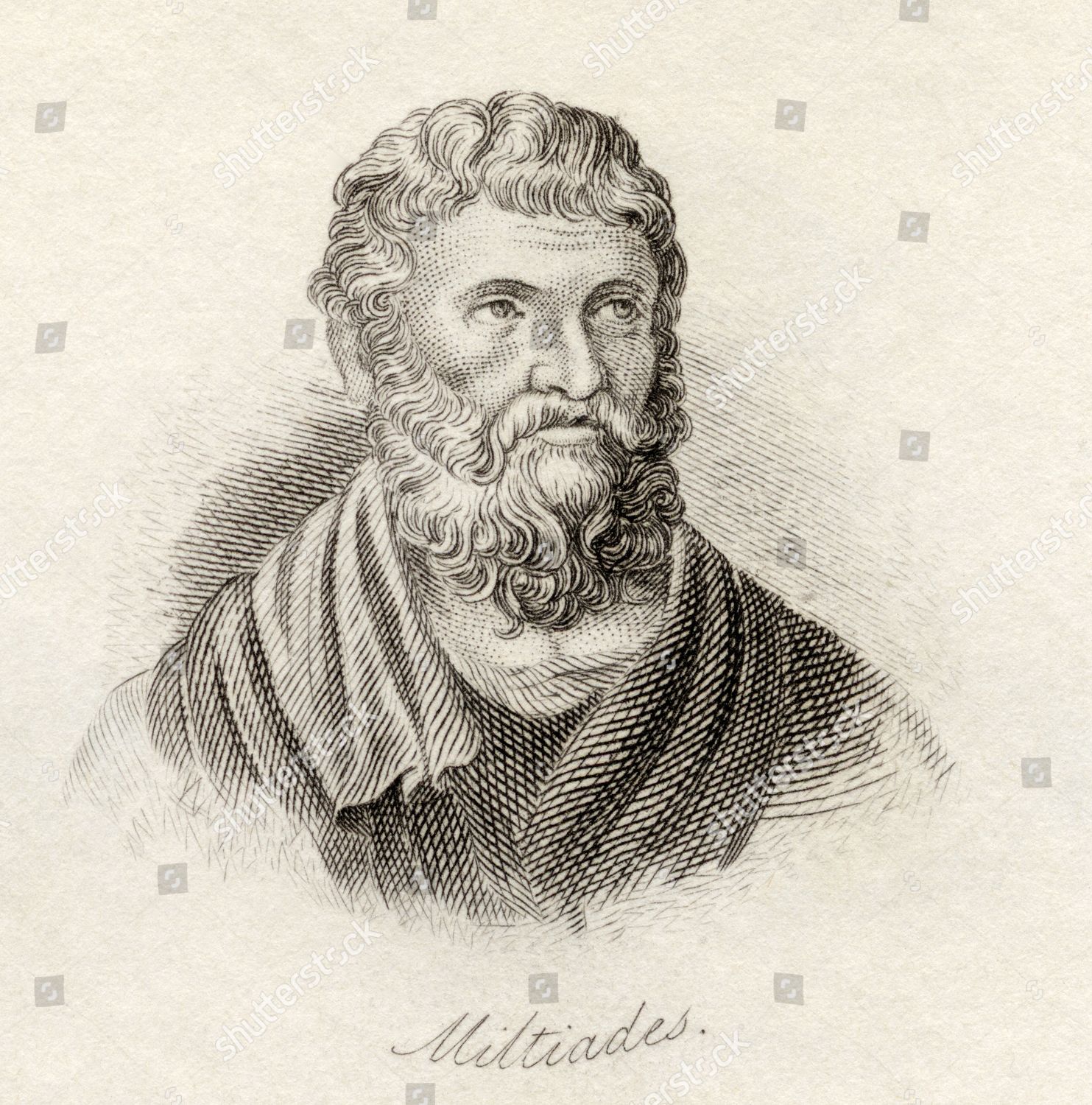 Miltiades Younger C 550 Bc489 Bc Editorial Stock Photo - Stock Image ...
