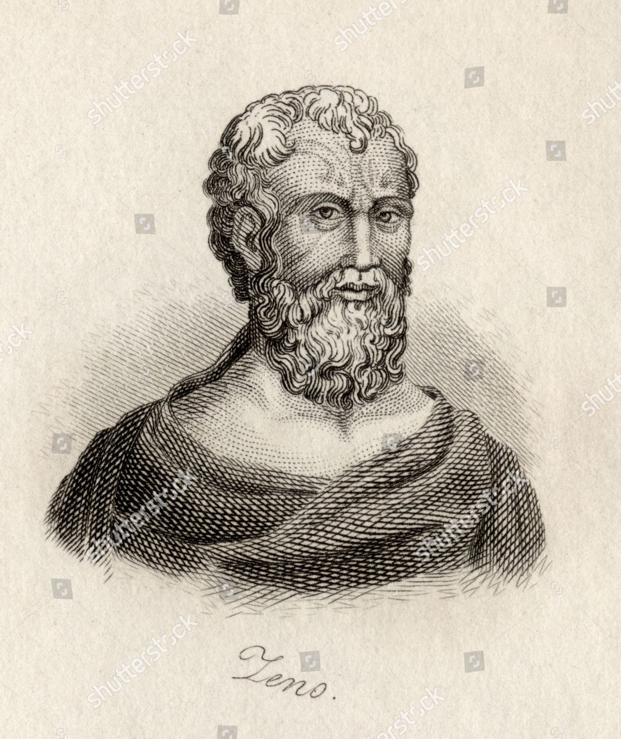 Zeno Citium 336264 Philosopher Cyprus Founder Editorial Stock Photo ...