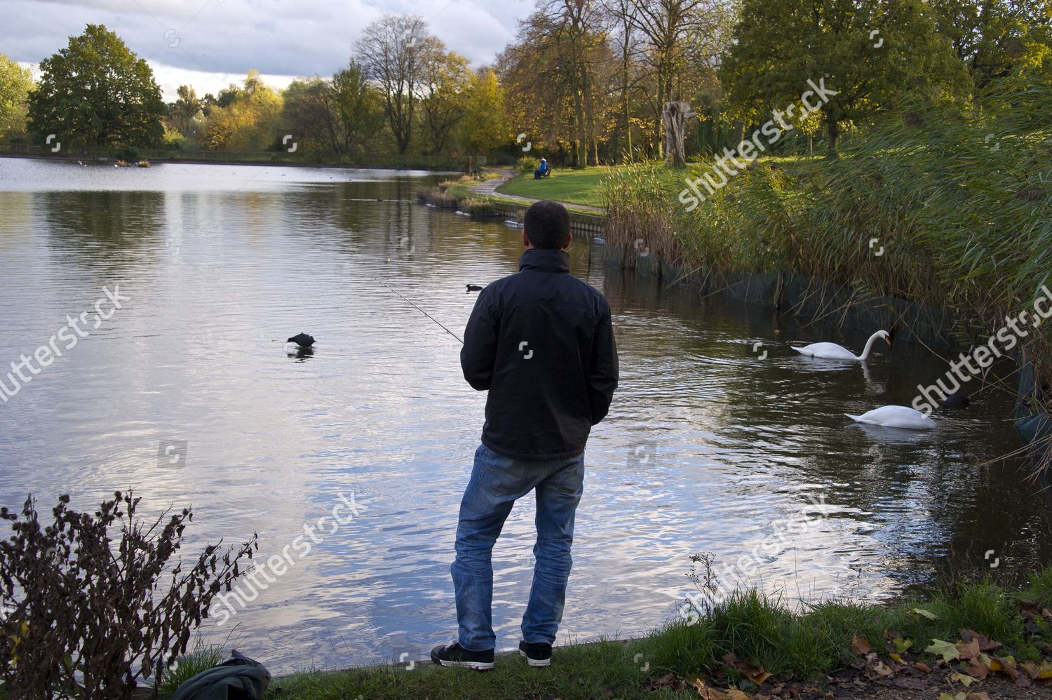 Generic View Angling One Ponds Hamstead Editorial Stock Photo Stock