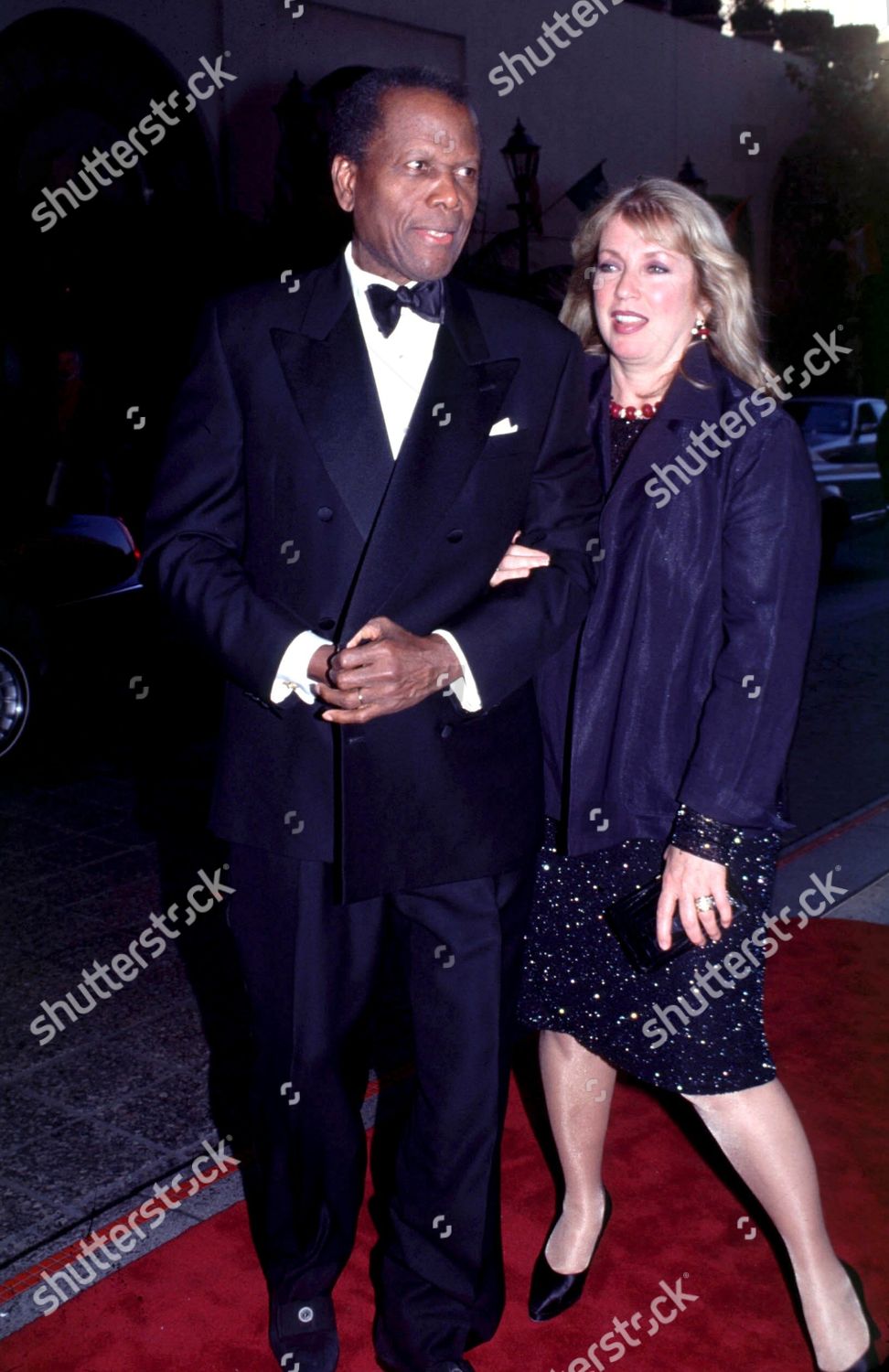 Sidney Poitier Johanna Shimkus Editorial Stock Photo - Stock Image ...