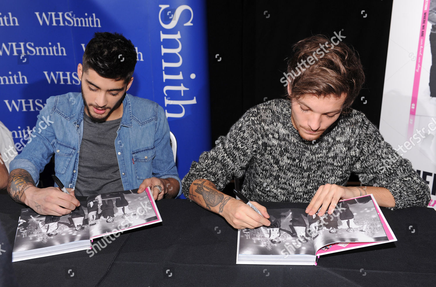 One Direction Zayn Malik Louis Tomlinson Redaktionelles Stockfoto Stockbild Shutterstock