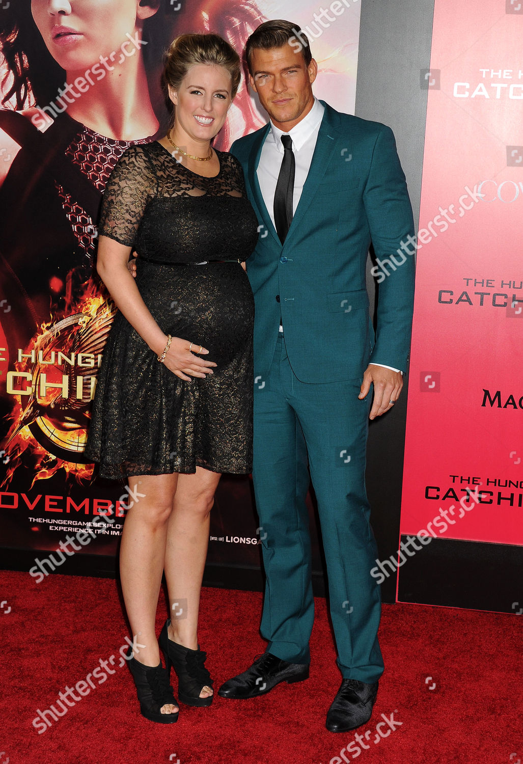 Alan Ritchson Wife Catherine Ritchson Editorial Stock Photo Stock