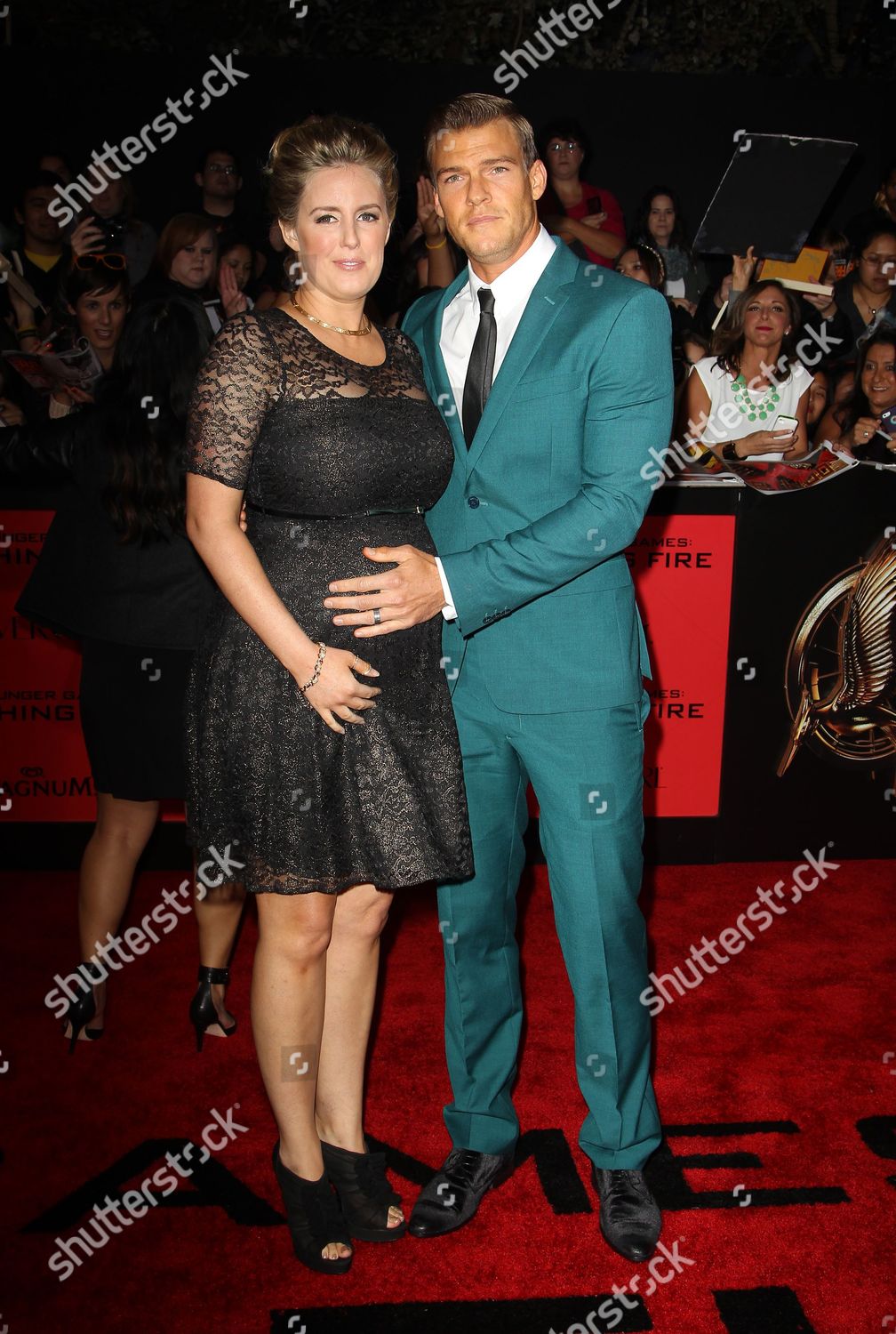 Alan Ritchson Wife Catherine Ritchson Editorial Stock Photo - Stock ...