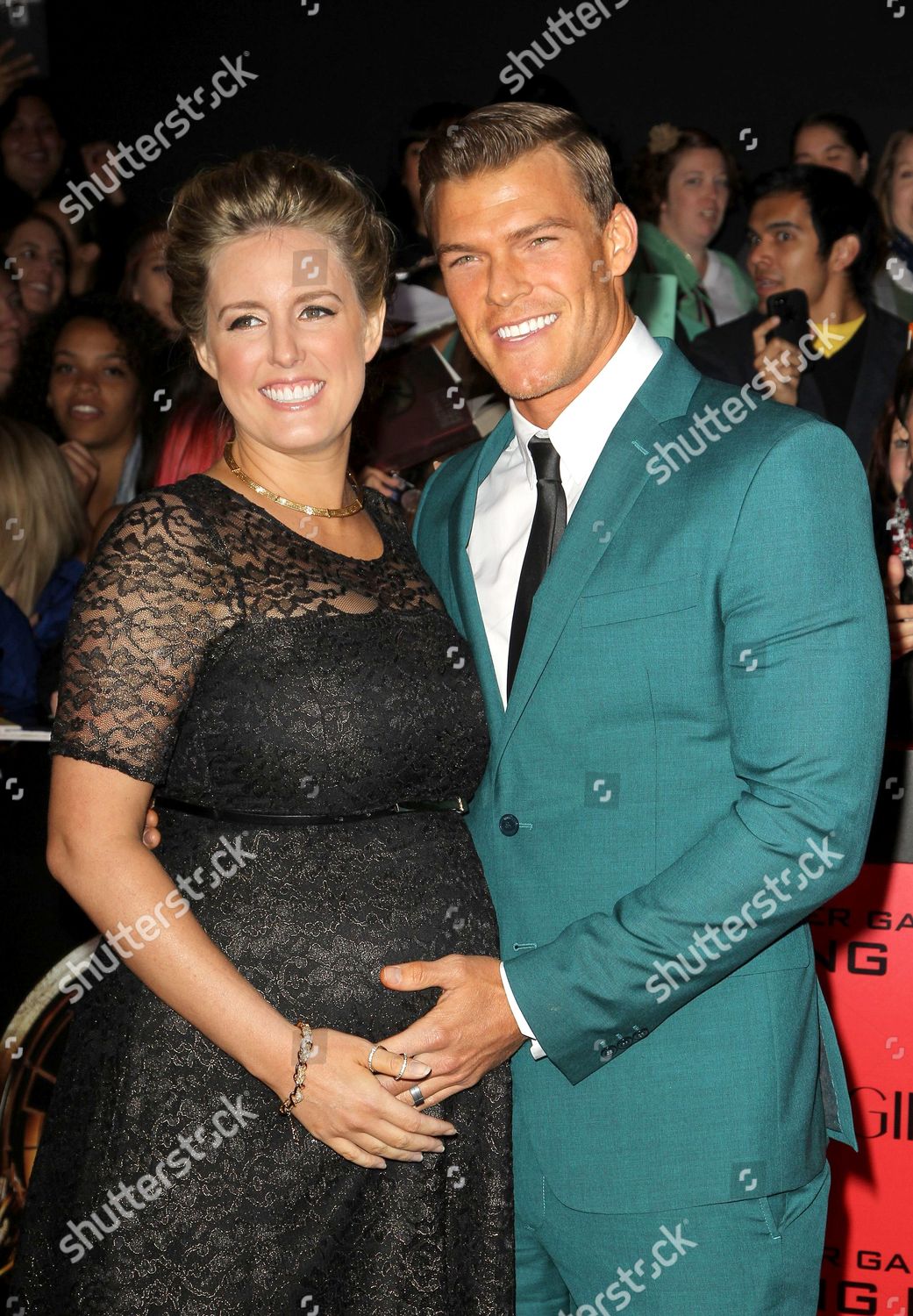 Alan Ritchson Wife Catherine Ritchson Editorial Stock Photo Stock