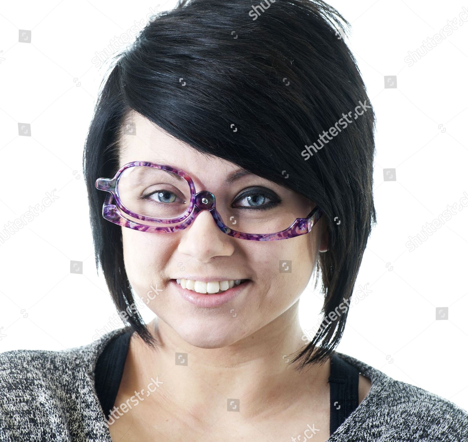 one lens glasses for makeup