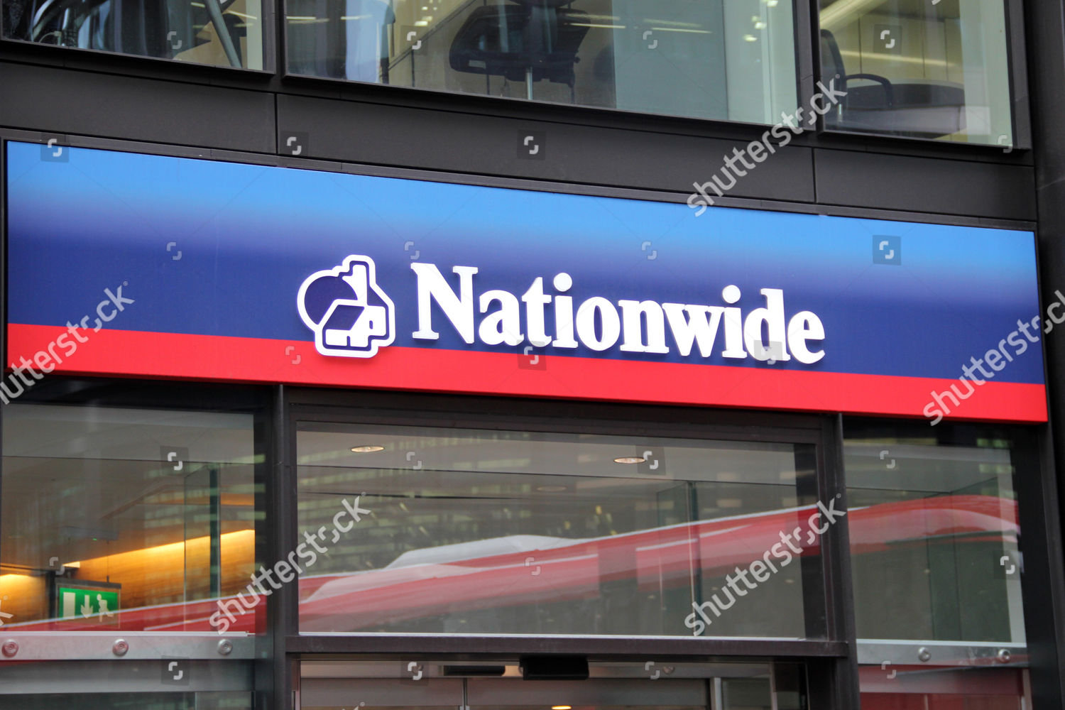 Nationwide Building Society London England Britain Editorial Stock