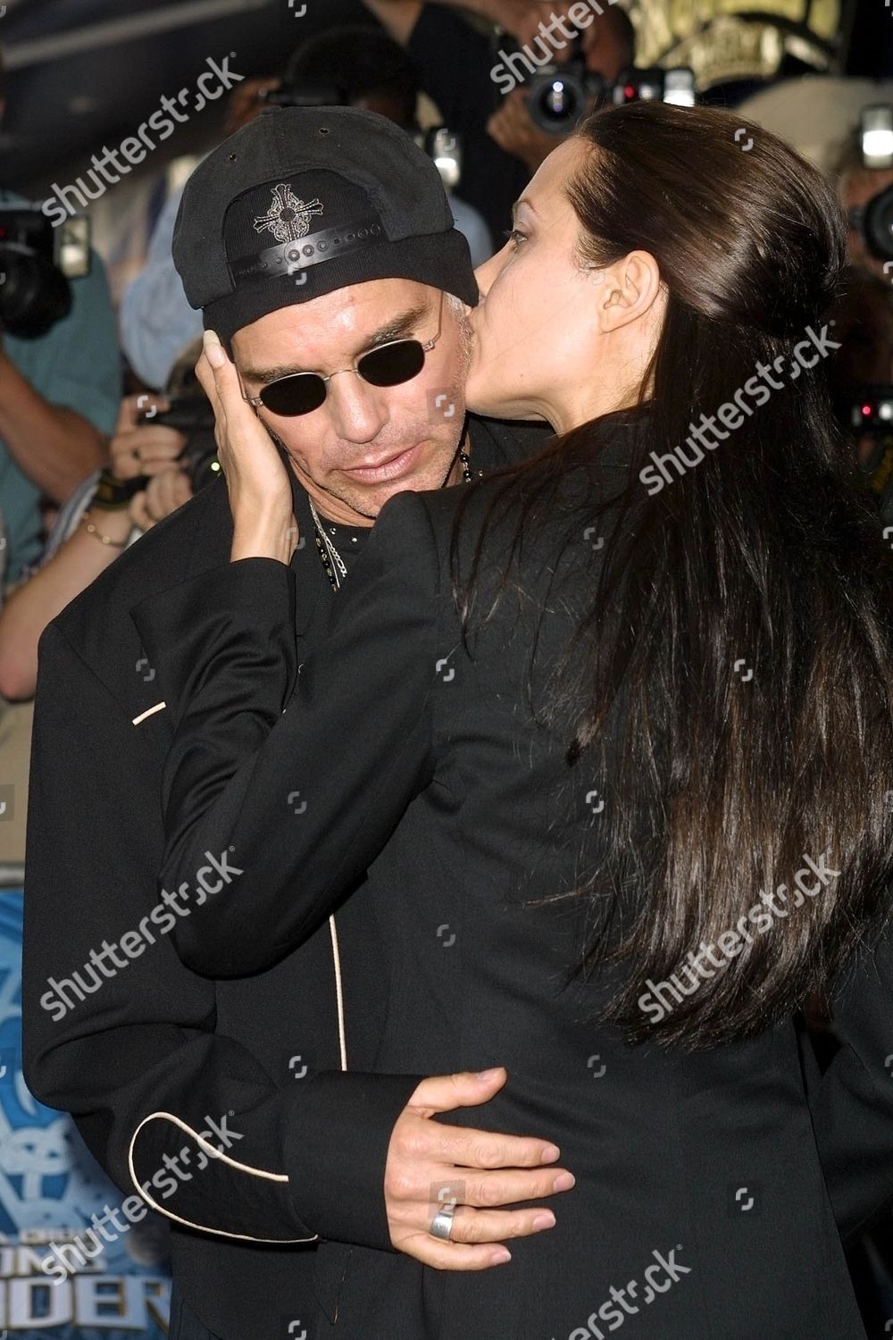 Angelina Jolie Kissing Husband Billy Bob Editorial Stock Photo Stock
