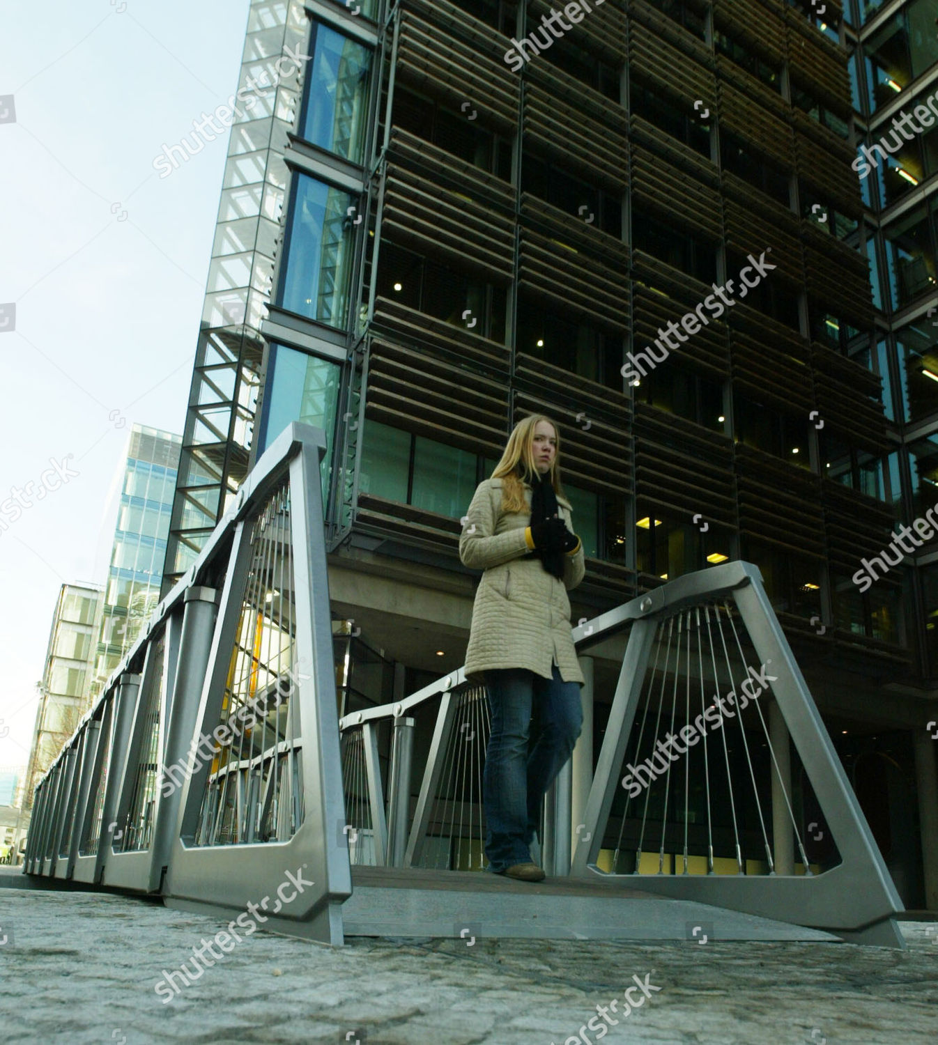 Footbridge That Straddles Inlet Front Marks Spencer Editorial Stock Photo Stock Image Shutterstock