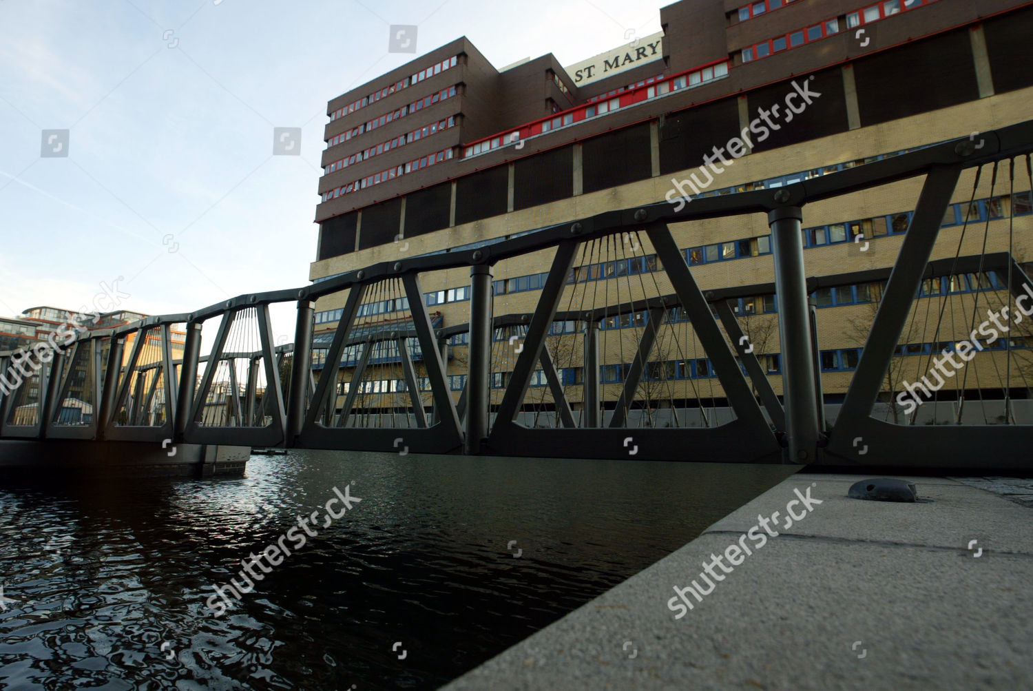 Footbridge That Straddles Inlet Front Marks Spencer Editorial Stock Photo Stock Image Shutterstock