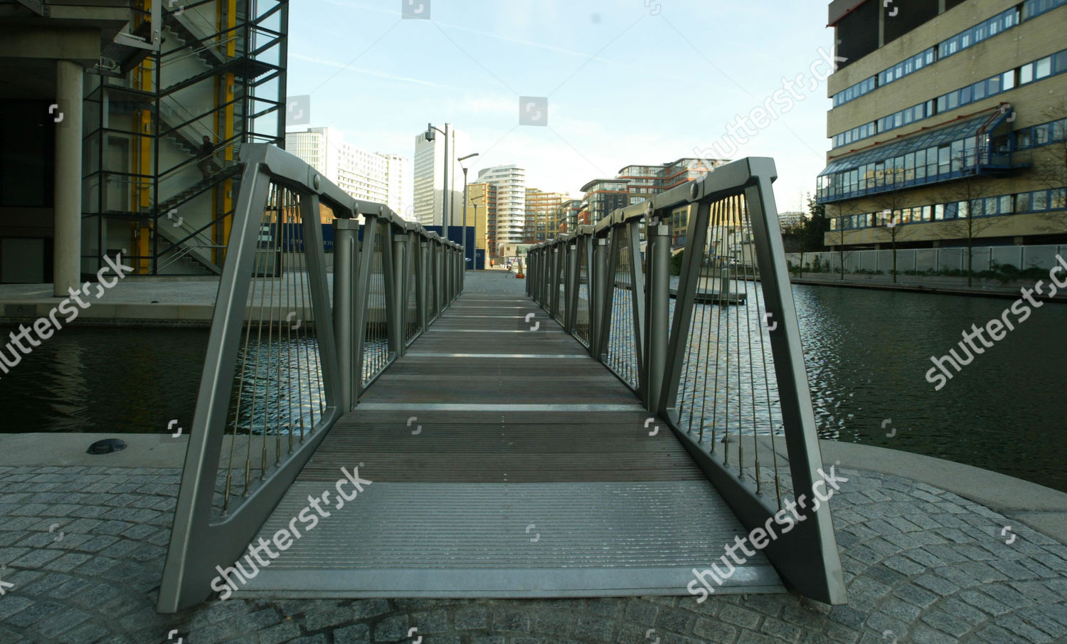 Footbridge That Straddles Inlet Front Marks Spencer Editorial Stock Photo Stock Image Shutterstock