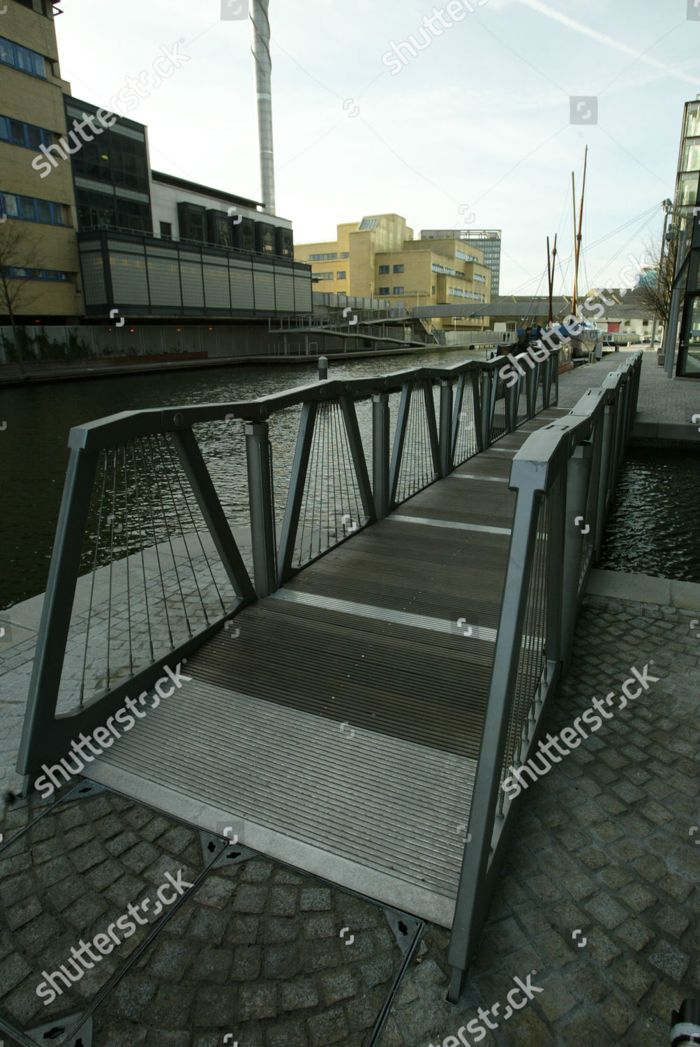 Footbridge That Straddles Inlet Front Marks Spencer Editorial Stock Photo Stock Image Shutterstock