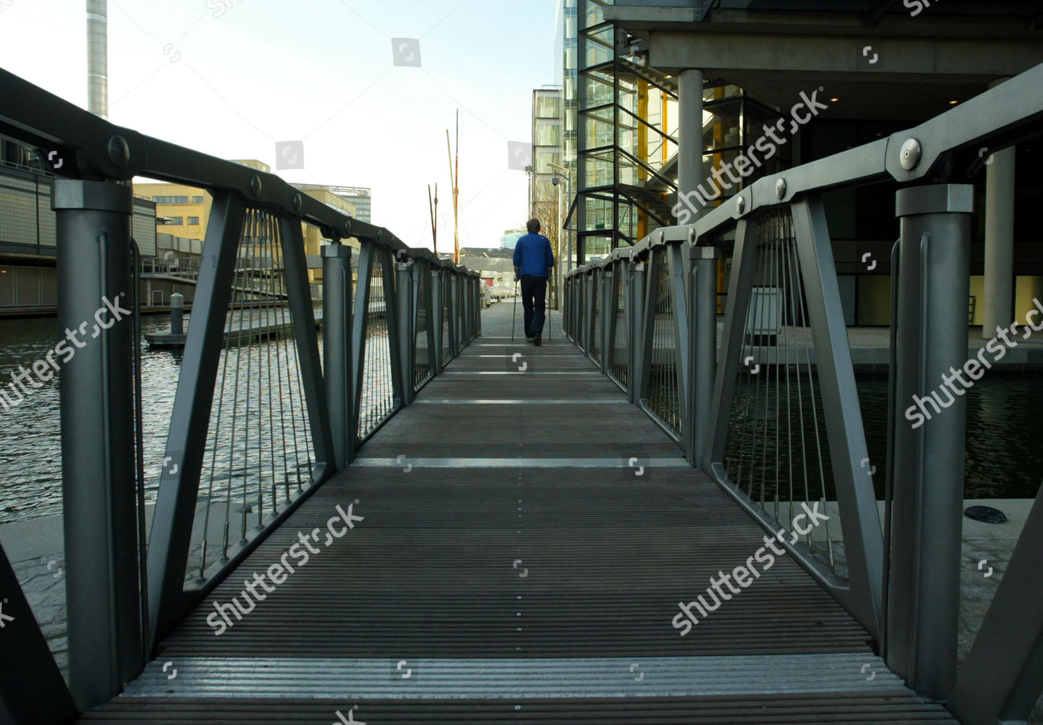 Footbridge That Straddles Inlet Front Marks Spencer Editorial Stock Photo Stock Image Shutterstock