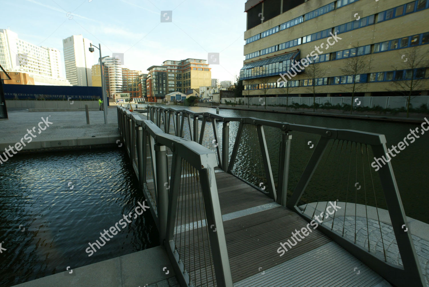 Footbridge That Straddles Inlet Front Marks Spencer Editorial Stock Photo Stock Image Shutterstock