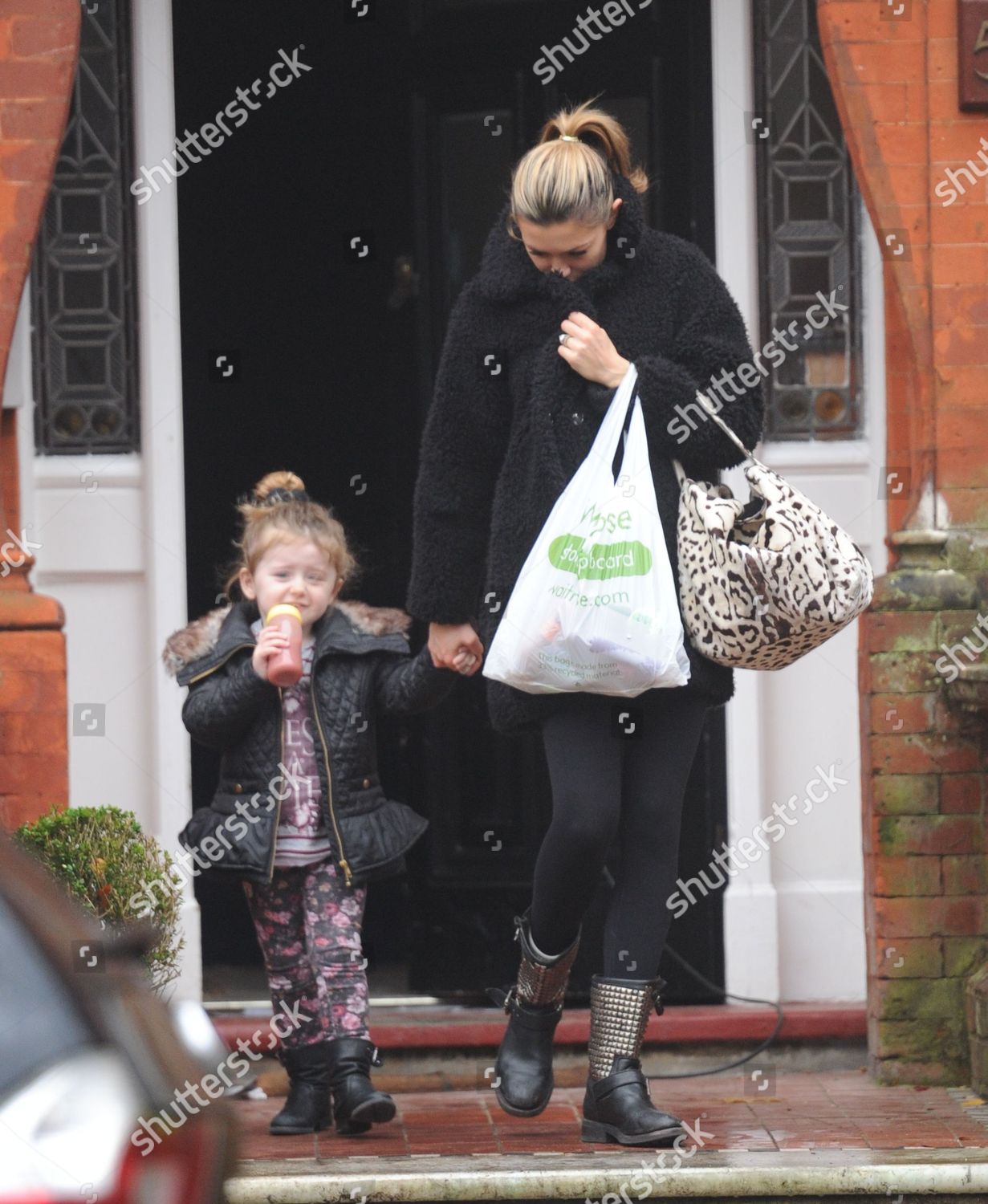 Abigail Clancy Daughter Sophia Ruby Crouch Editorial Stock Photo ...