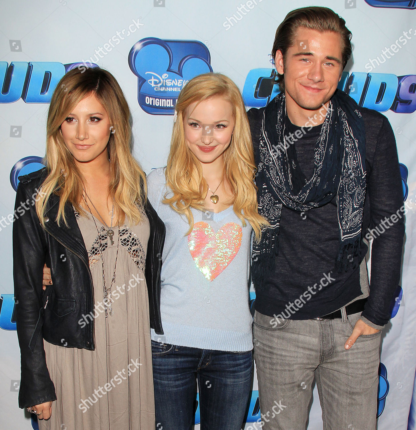 Ashley Tisdale Dove Cameron Luke Benward Editorial Stock Photo - Stock