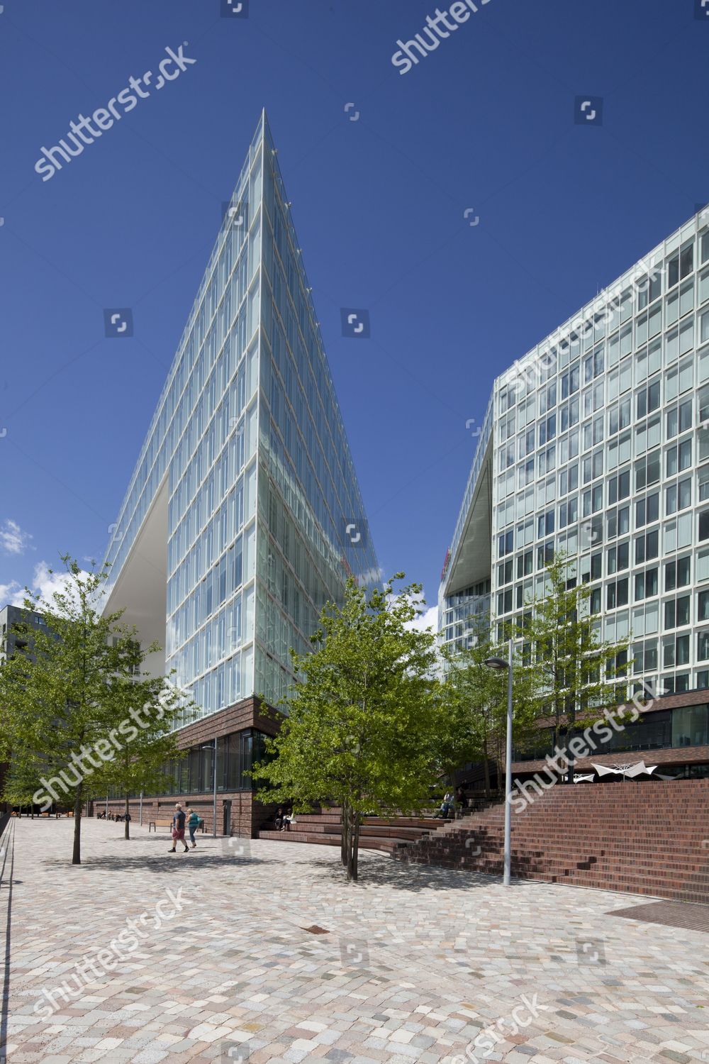 Spiegel Publishing House Building On Ericusspitze Editorial Stock Photo