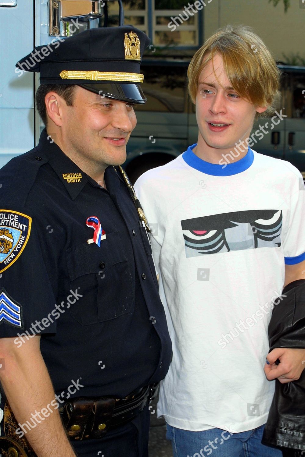 Macaulay Culkin Officer Nypd Editorial Stock Photo Stock Image