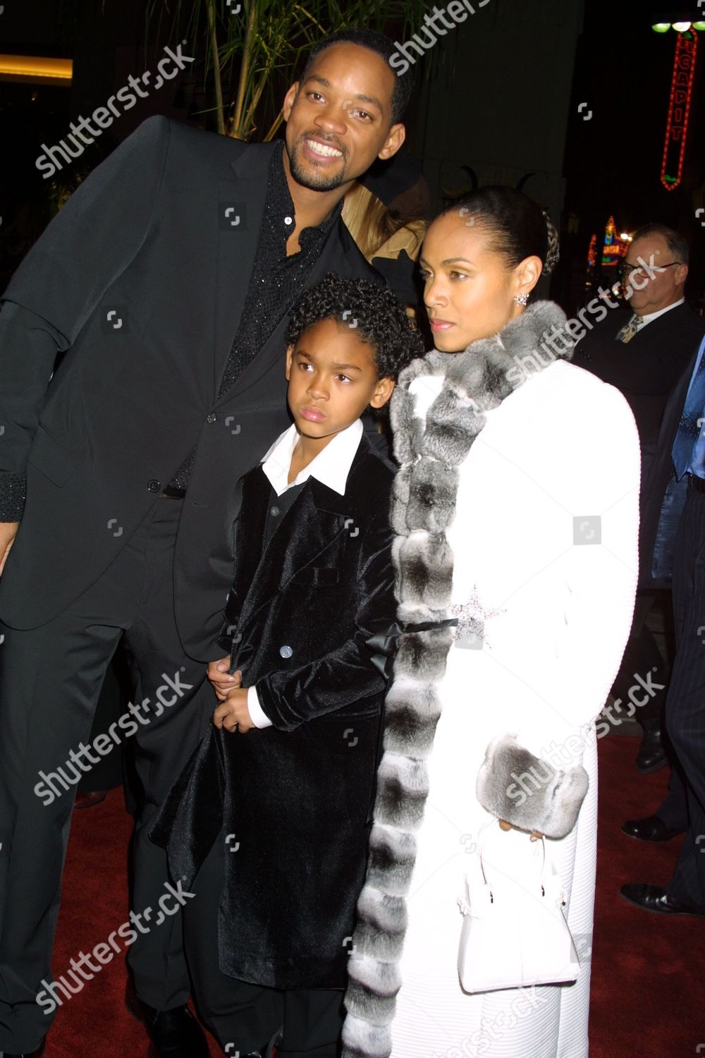 Will Smith Son Trey Wife Jada Editorial Stock Photo - Stock Image ...