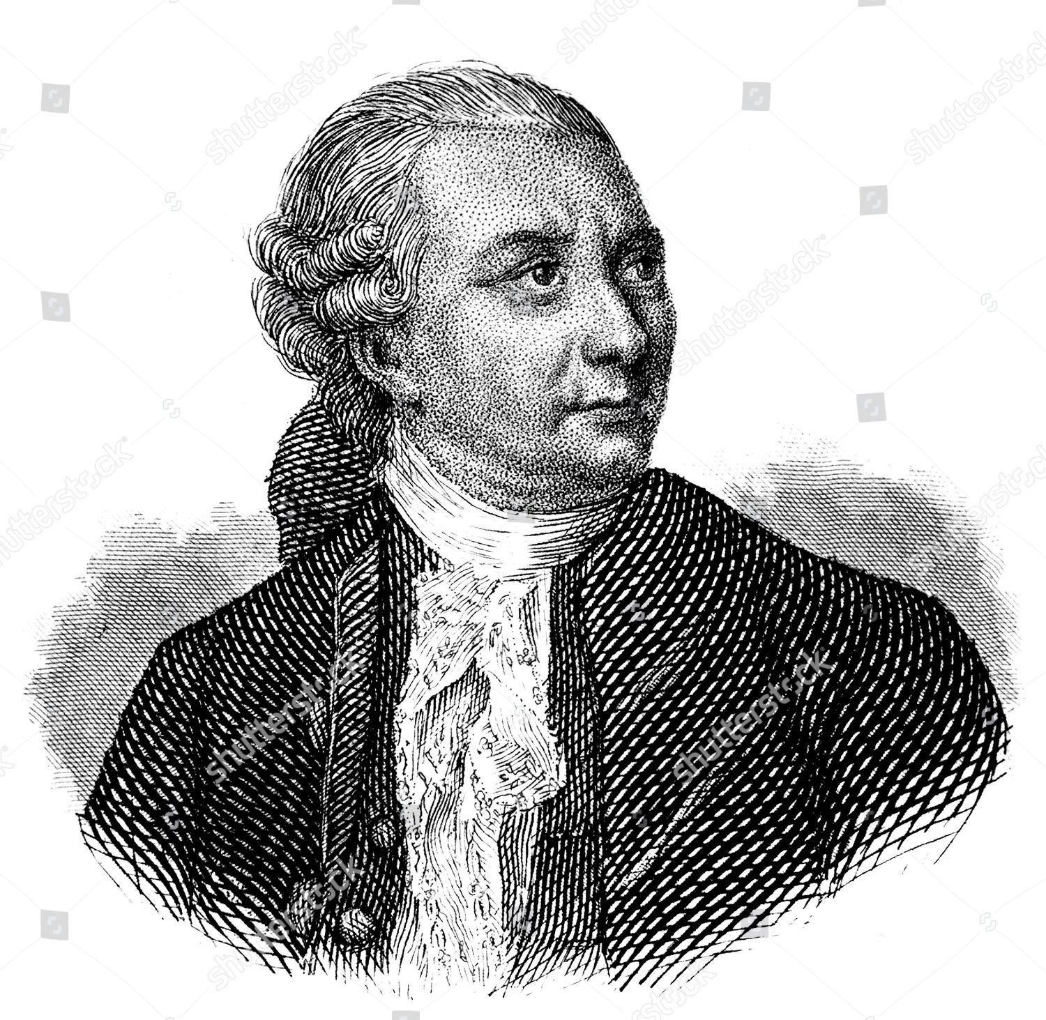 Portrait Friedrich Gottlieb Klopstock 1724 1803 Editorial Stock Photo ...