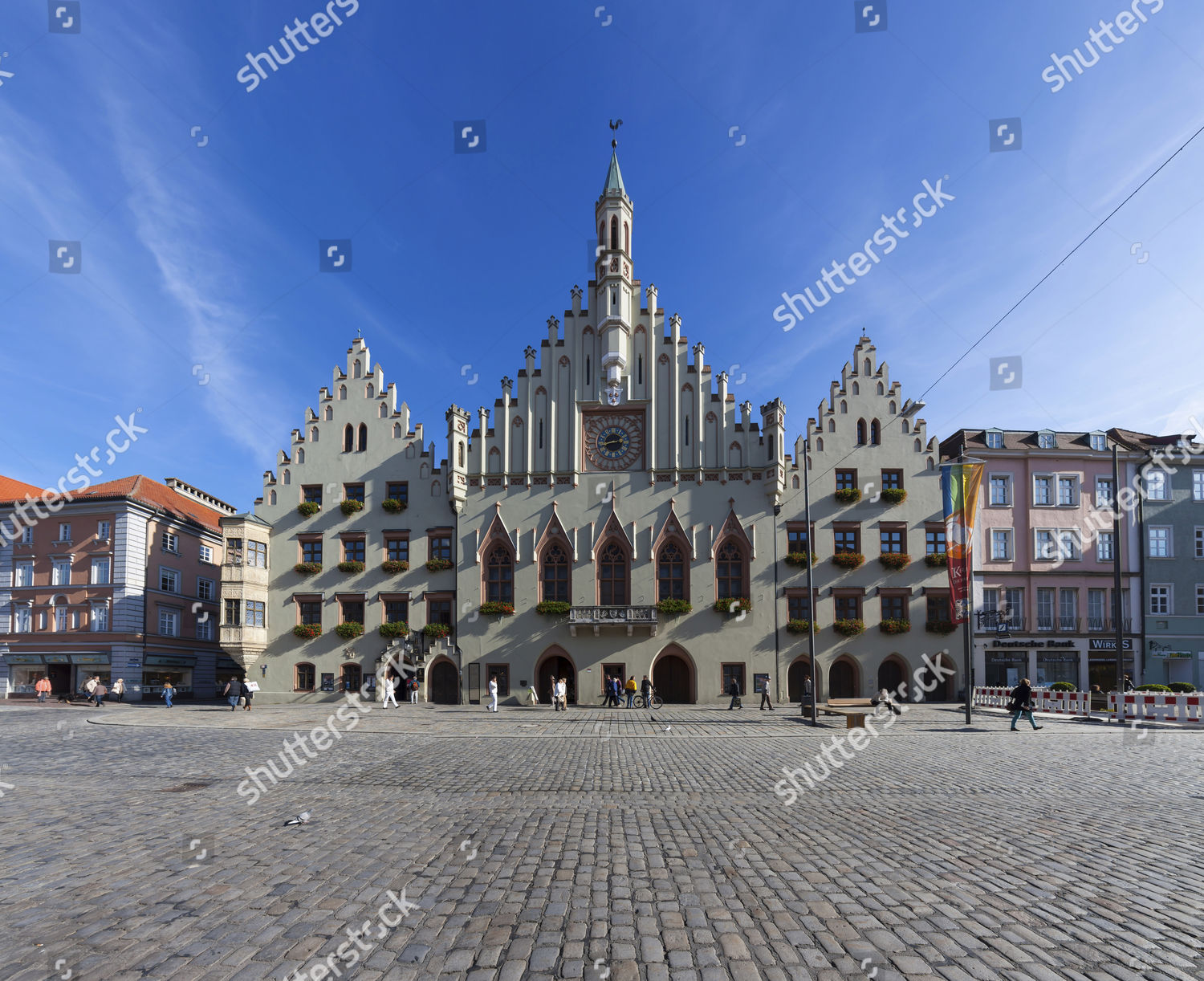 Landshut City Hall Editorial Stock Photo - Stock Image | Shutterstock