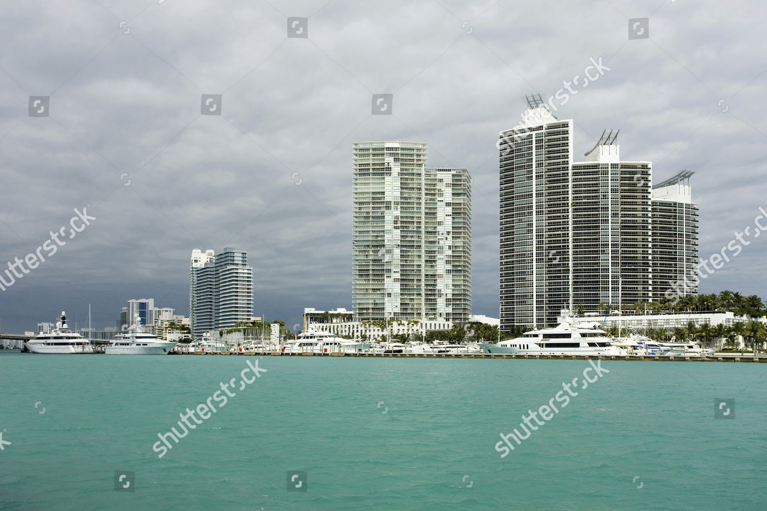 Highrise Buildings Luxury Apartments Miami Beach Editorial Stock Photo ... - Luxury High Rise Apartments On Beach