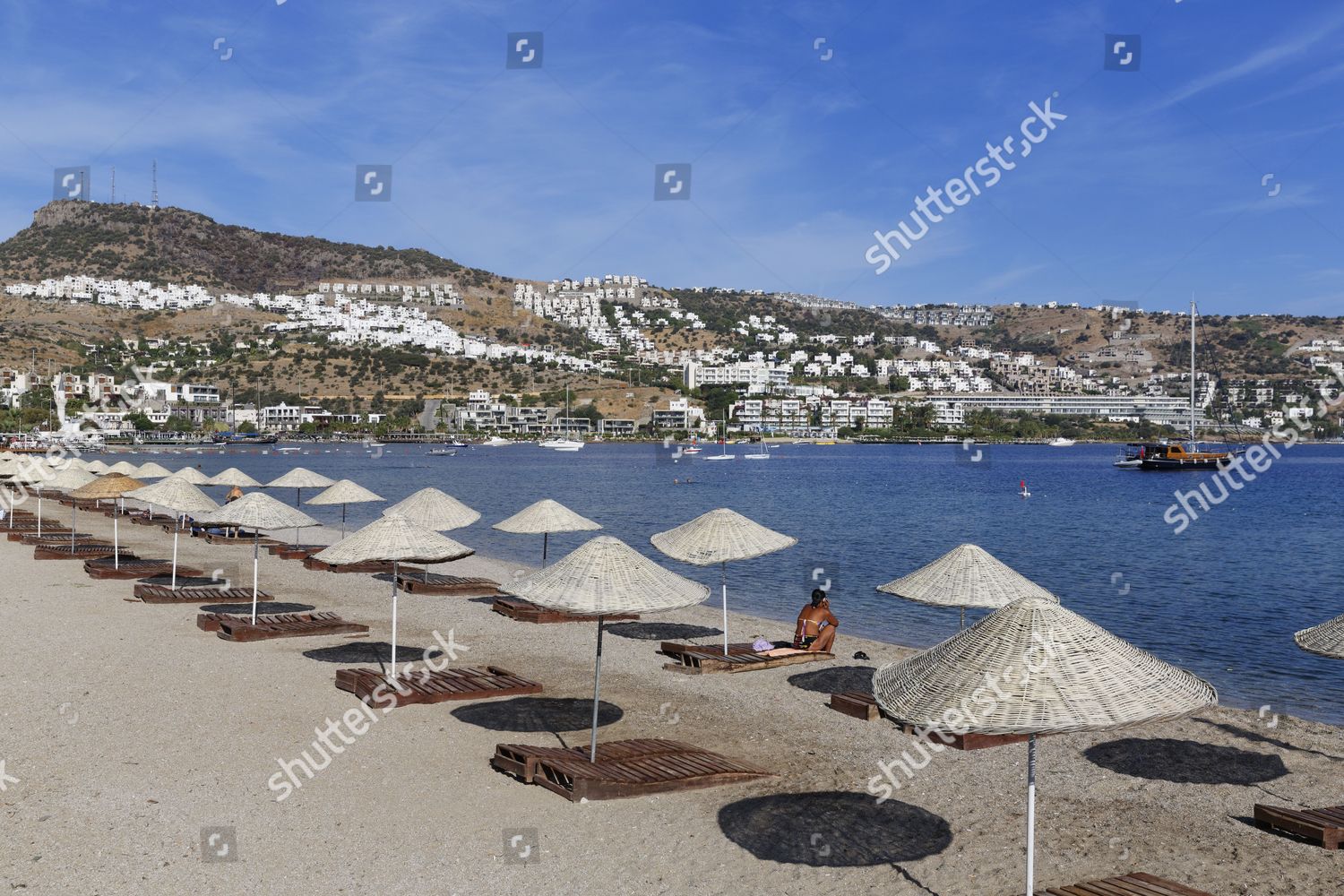 Beach Bodrum Peninsula Bodrum Province Aegean Editorial Stock Photo ...