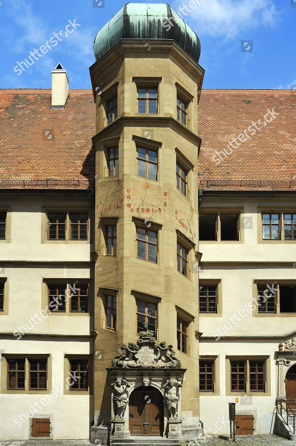Stair Tower Three Sundials Old Grammar Editorial Stock Photo Stock Image Shutterstock