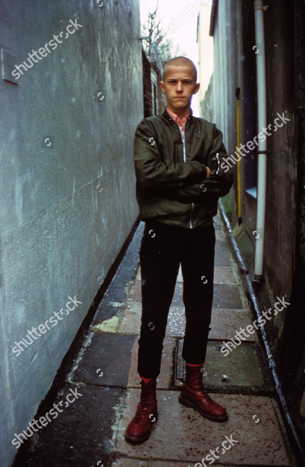 Kenny Young Skinhead Standing Alley Way Editorial Stock Photo - Stock Image  | Shutterstock