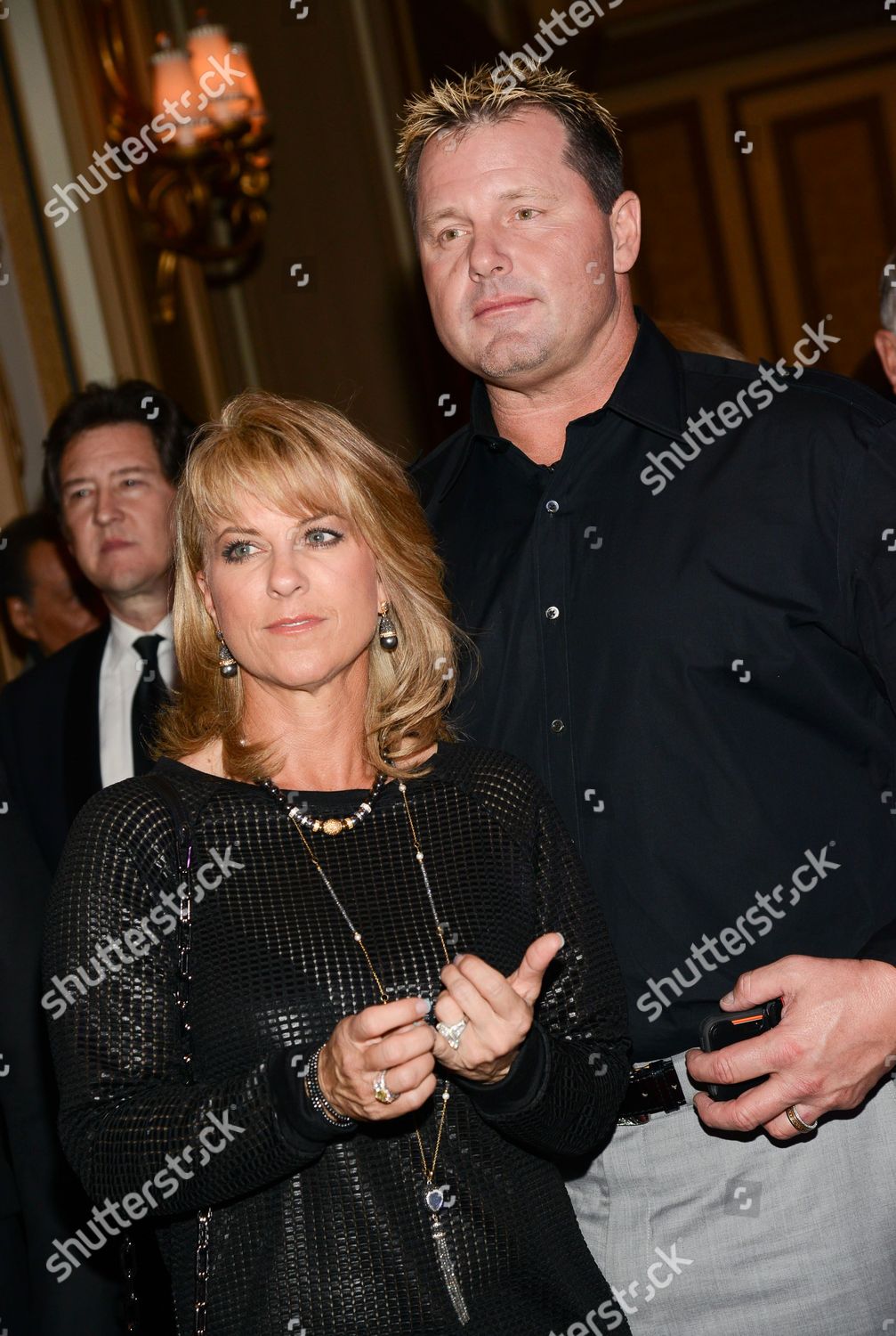 Roger Clemens Wife Debra Lynn Godfrey Editorial Stock Photo