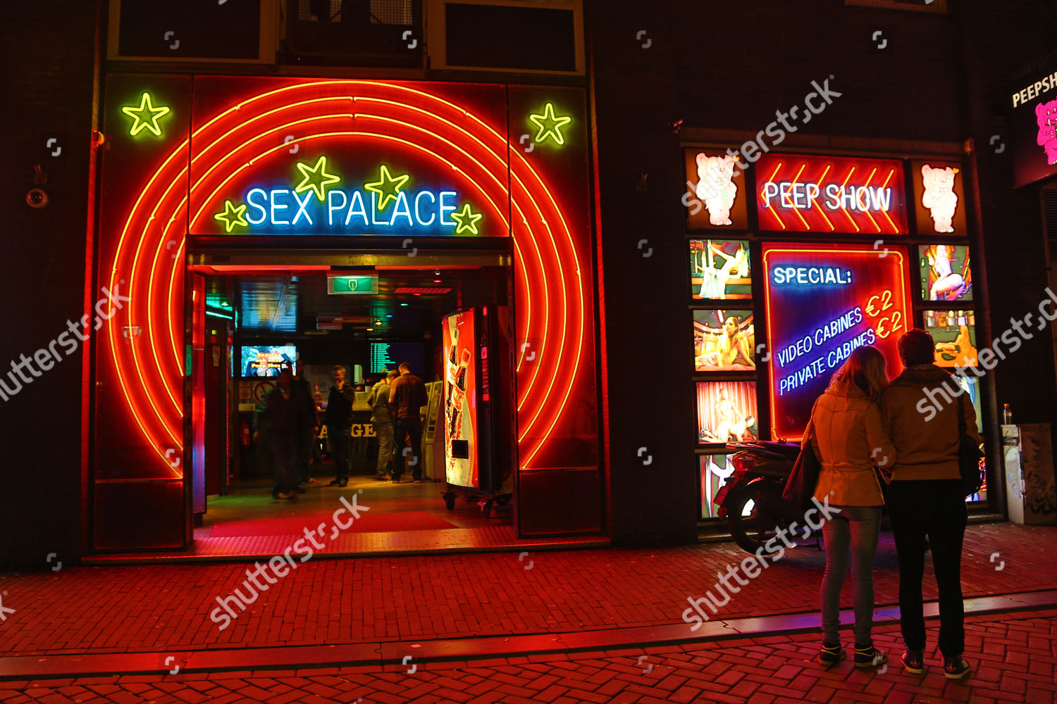 Neon Light Porn - Neon lights Sex Palace porn shop sex Editorial Stock Photo ...