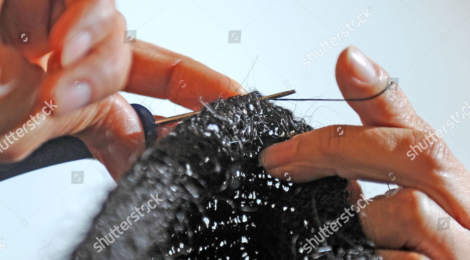 Xiang Renxian Weaving Her Husband Hair Hat Editorial Stock Photo