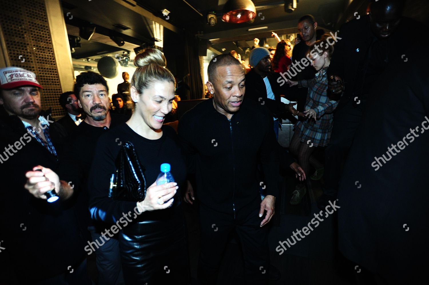 Dr Dre Dr Dre Wife Nicole Editorial Stock Photo - Stock Image