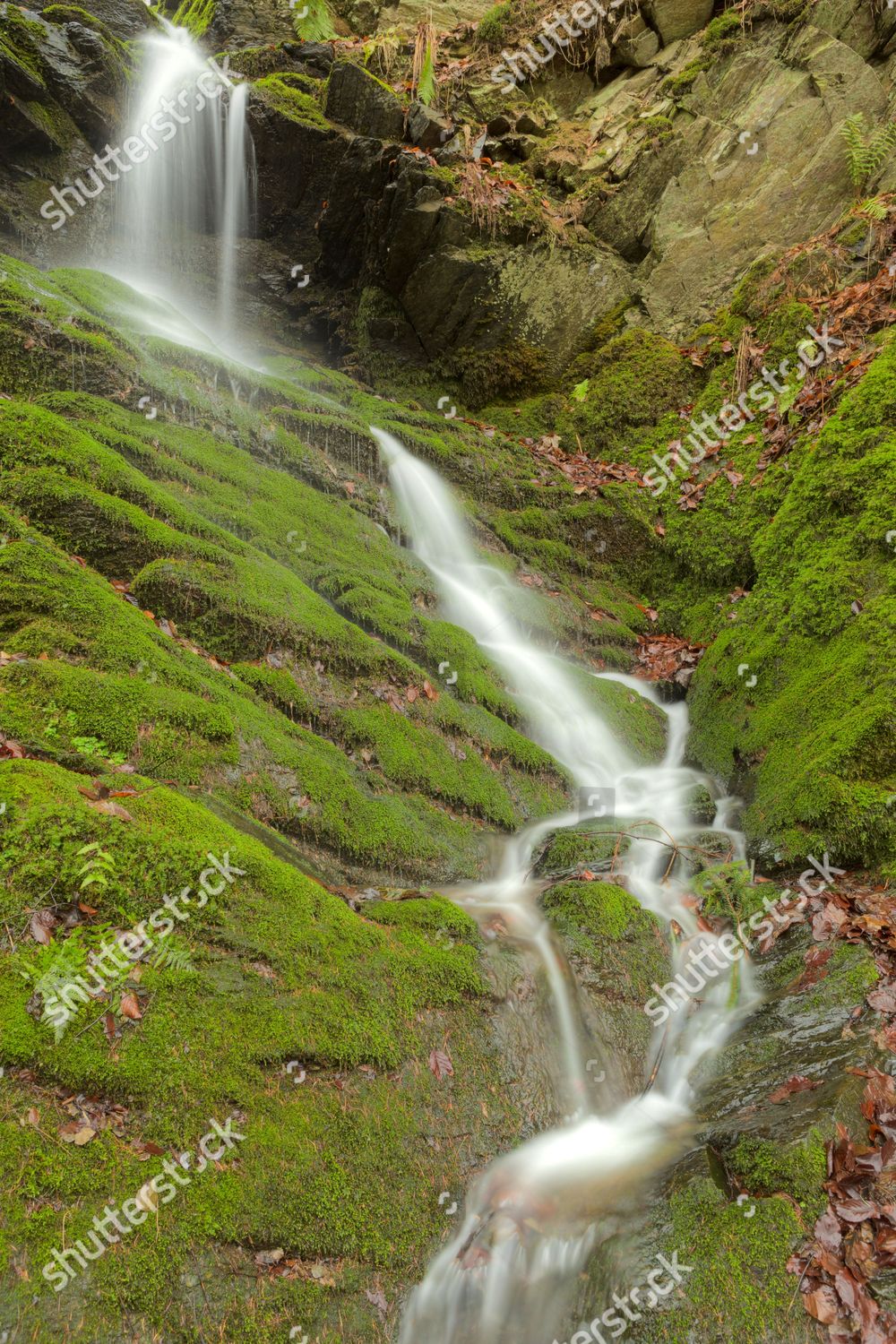 Waterfall Bigge River Sauerland North Rhinewestphalia Editorial Stock ...