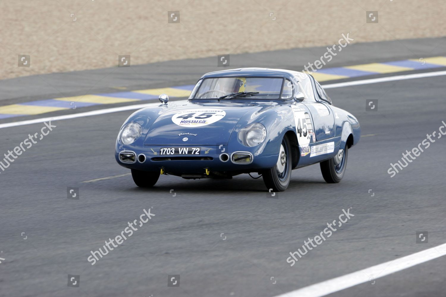 Panhard Monopole X86 Coupé 1956 Bleu – Miniature 1:43 Métal Blanc – Kit WM Monté (Occasion)