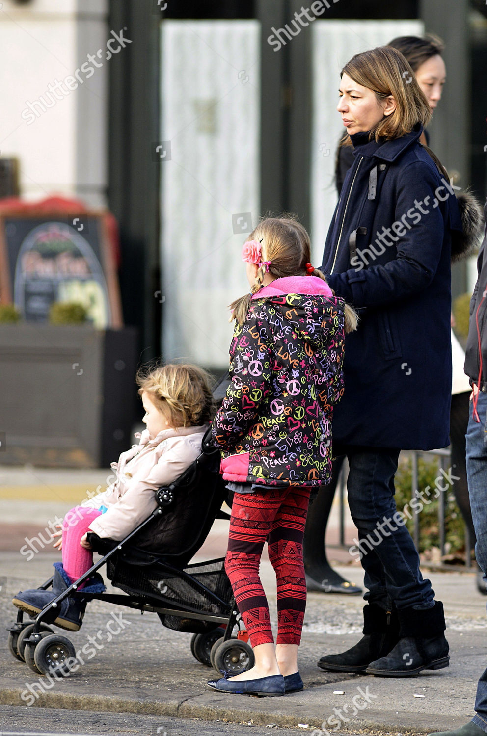 Sofia Coppola Her Two Daughters Romy Editorial Stock Photo - Stock ...