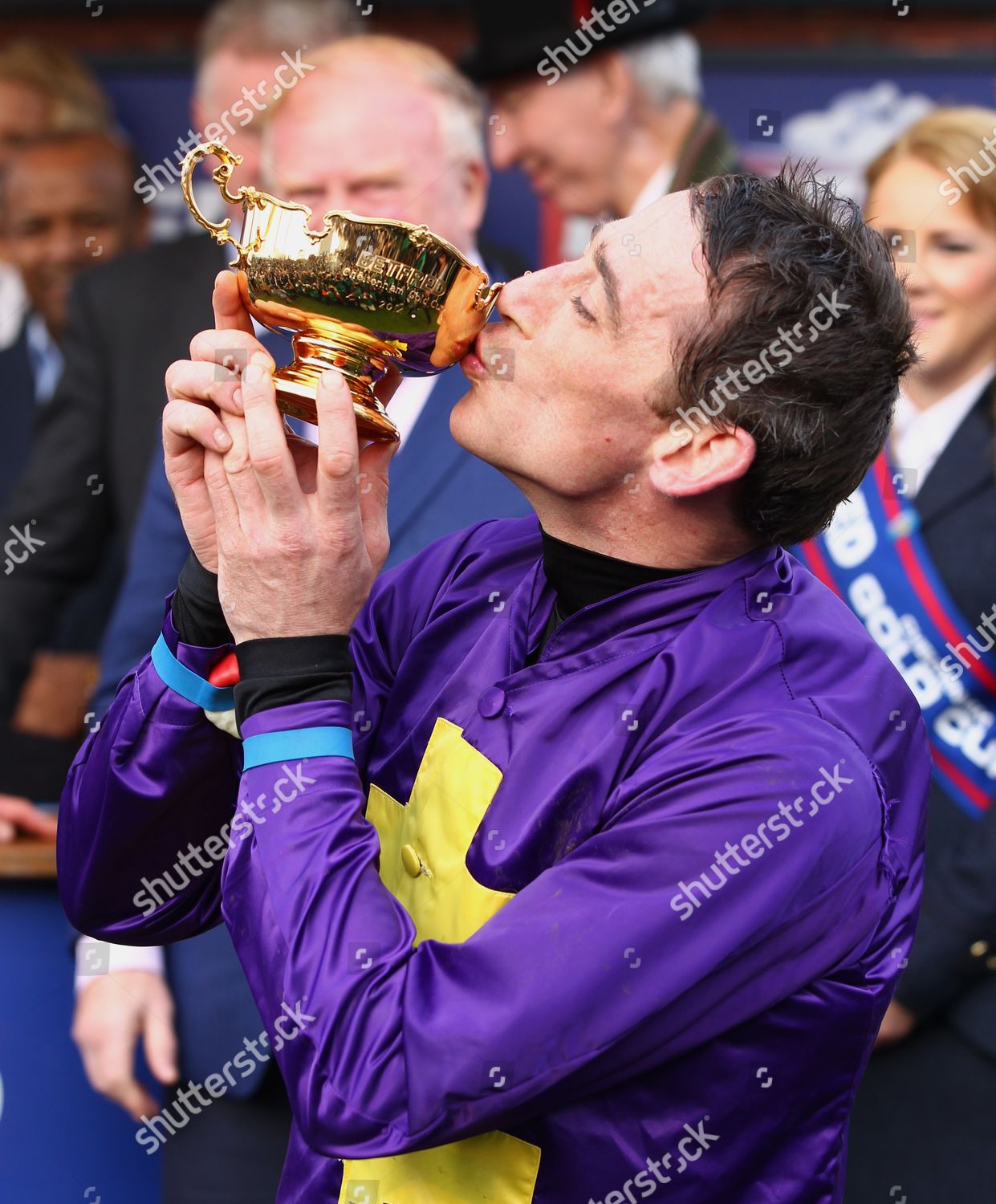 Davy Russell After Winning Betfred Gold Editorial Stock Photo Stock