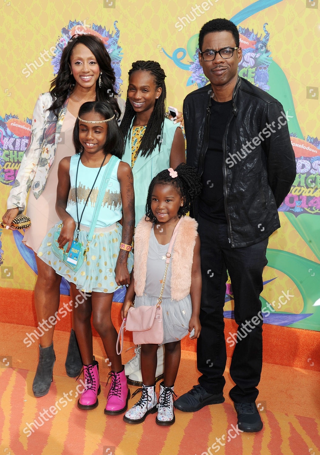 Chris Rock Family Editorial Stock Photo - Stock Image 