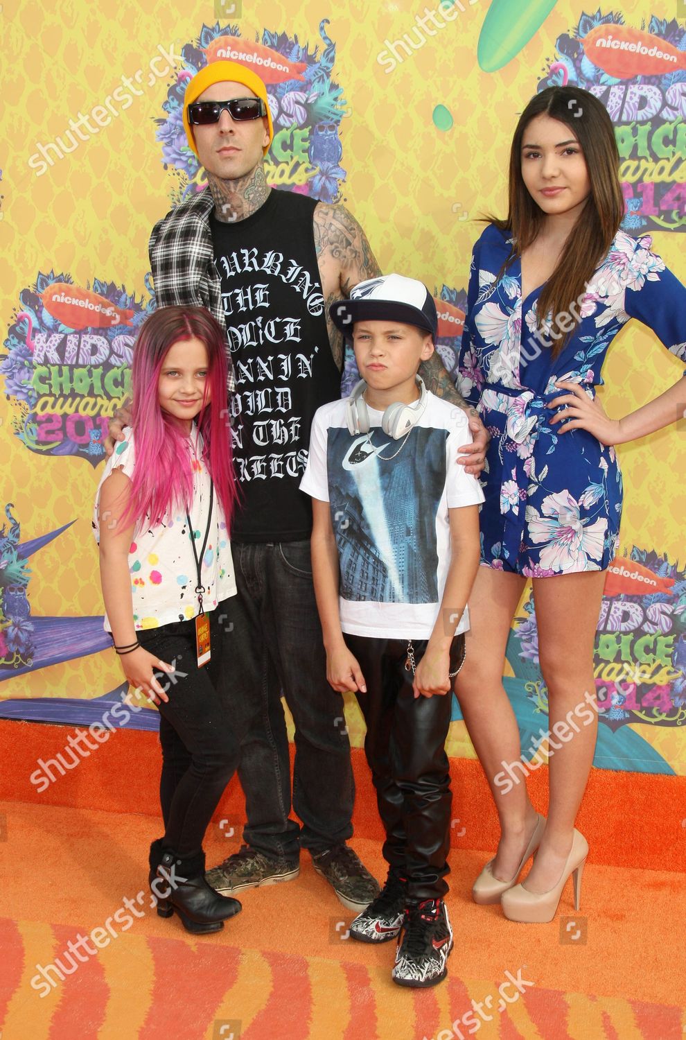 Travis Barker Family Editorial Stock Photo - Stock Image | Shutterstock