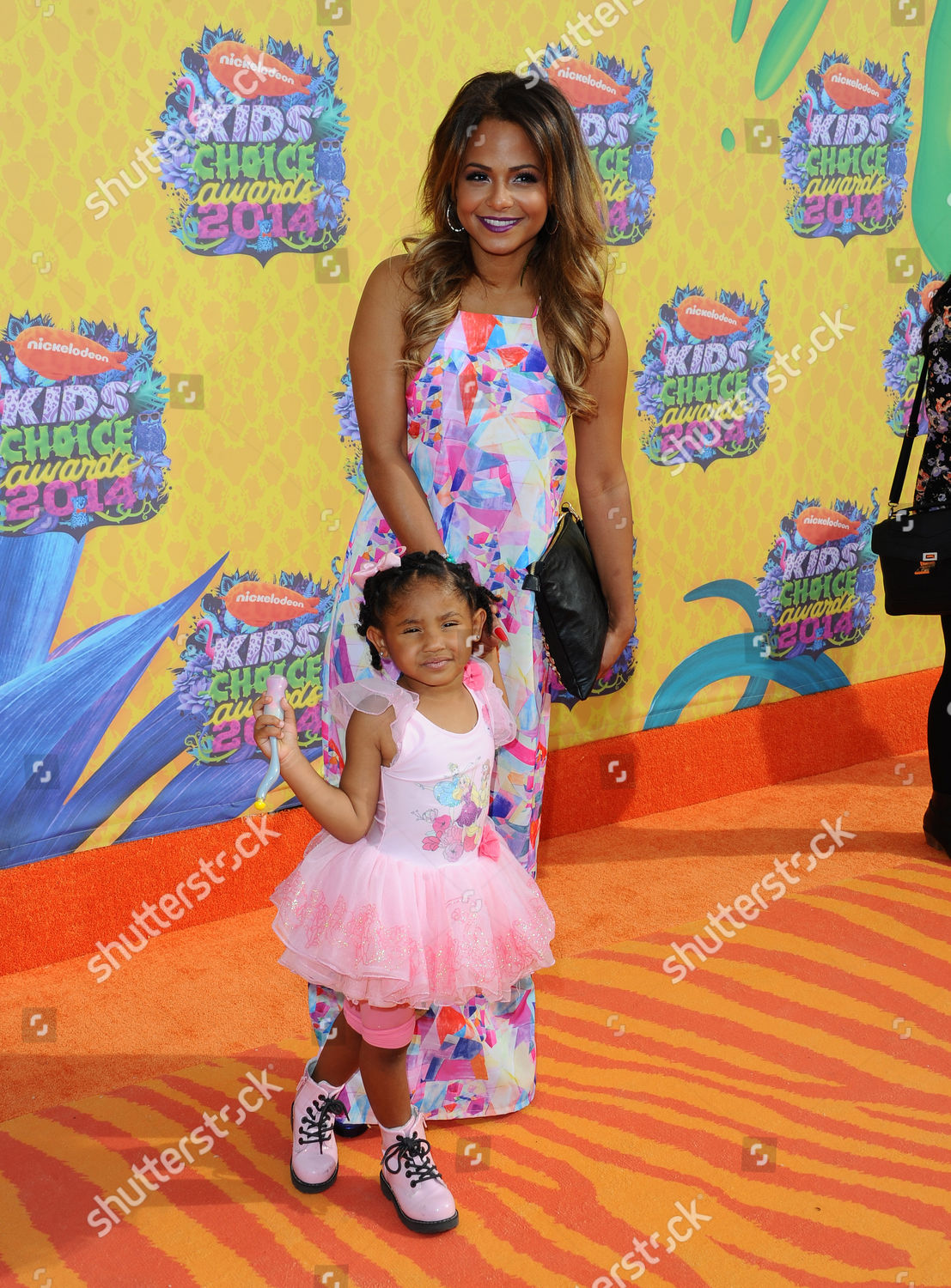 Christina Milian Daughter Editorial Stock Photo - Stock Image