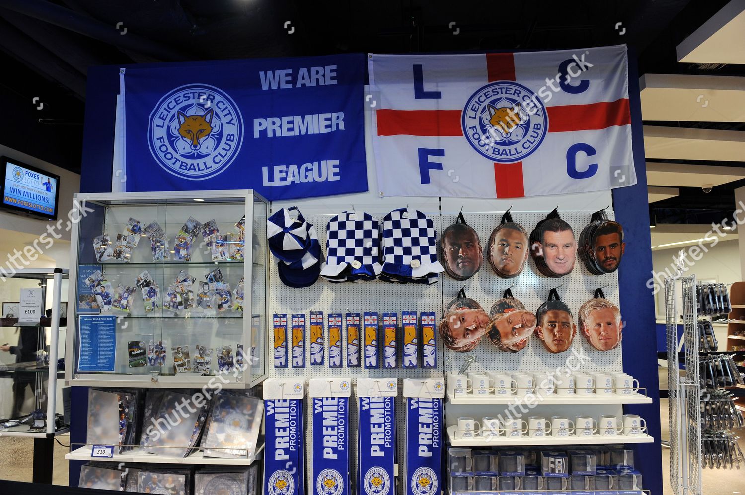 Leicester City Sovenirs Sale Club Shop Editorial Stock Photo - Stock Image  | Shutterstock