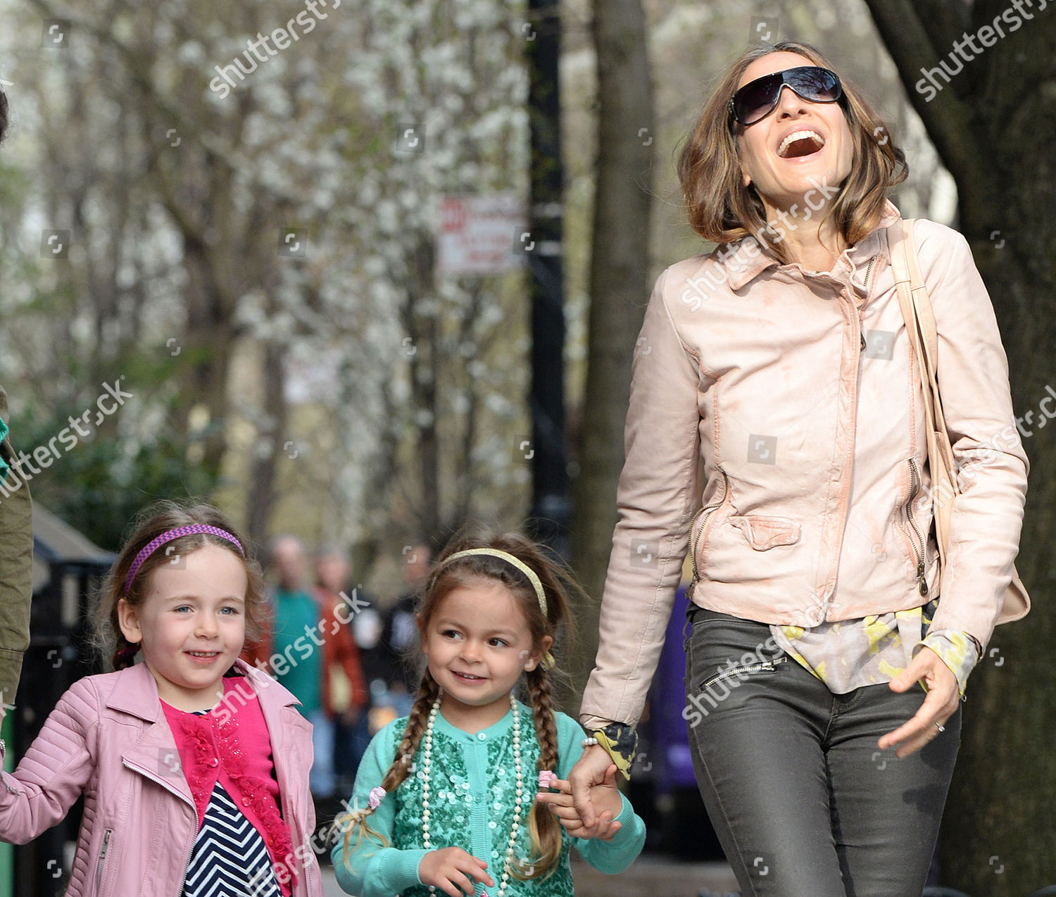 Sarah Jessica Parker Daughters Tabitha Broderick Marion Redaktionelles Stockfoto Stockbild Shutterstock