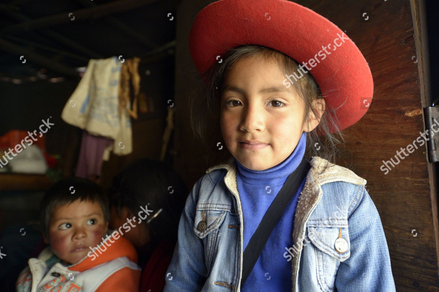 Girl Wearing Red Hat La Pajuela Editorial Stock Photo - Stock Image ...