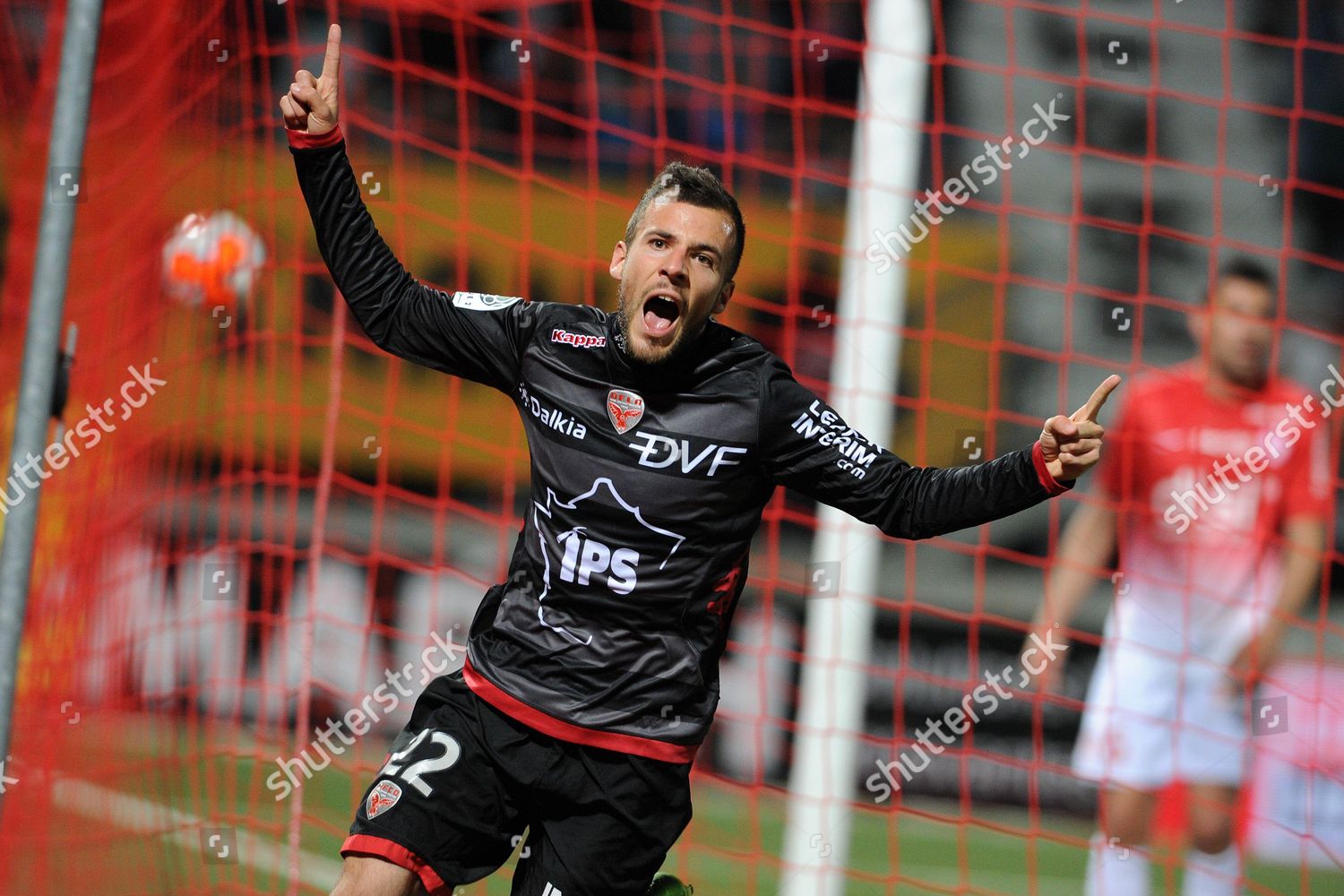 Dijons Player Johan Gastien Jubilates After Editorial Stock Photo