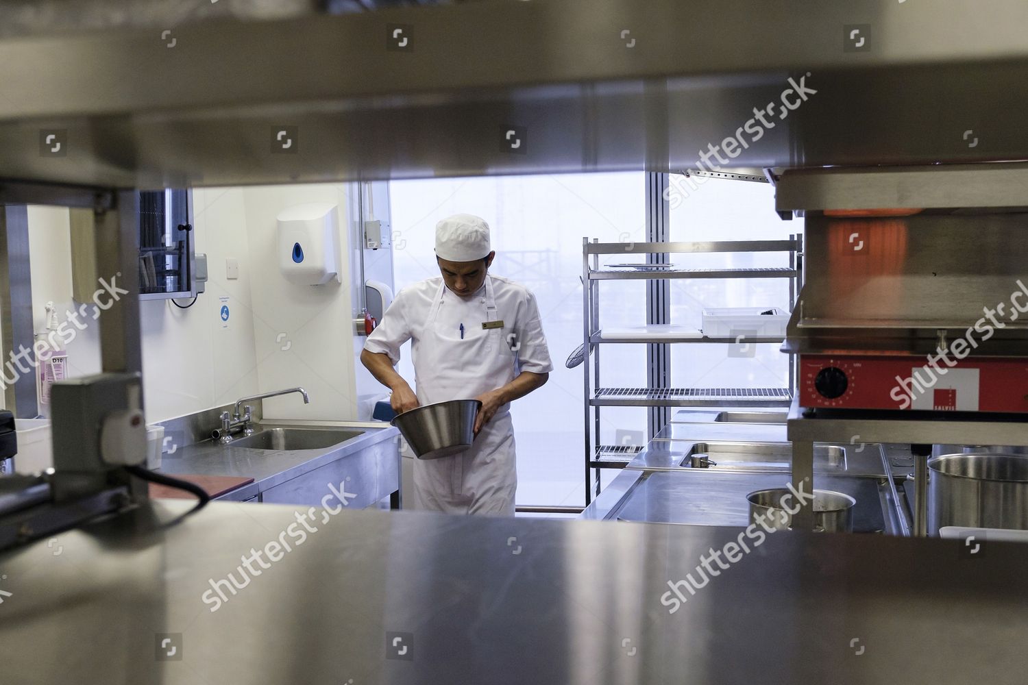 Kitchen Staff Preparing Food Editorial Stock Photo Stock