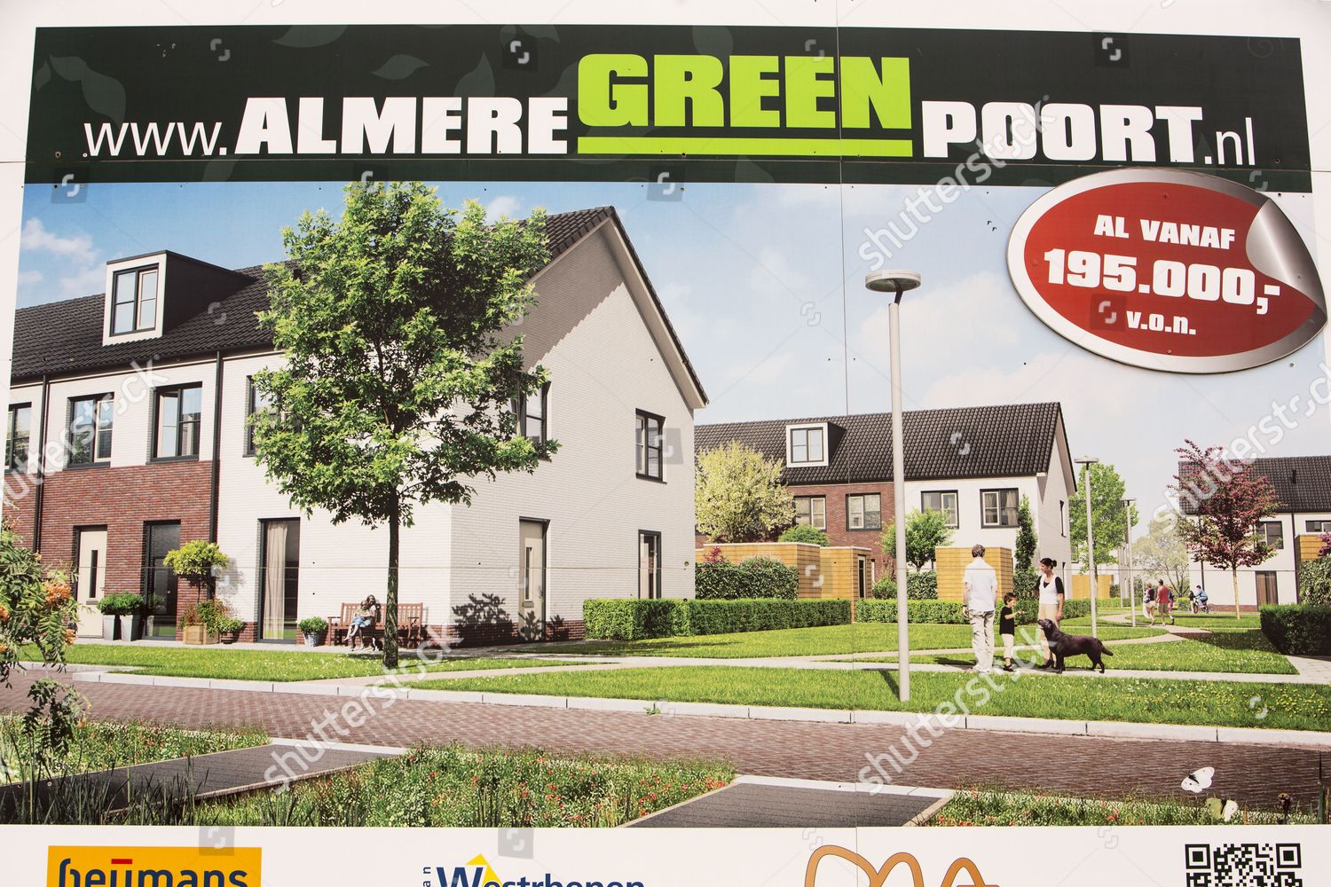 New Houses Sale Almere Which Nehterlands Editorial Stock Photo Stock