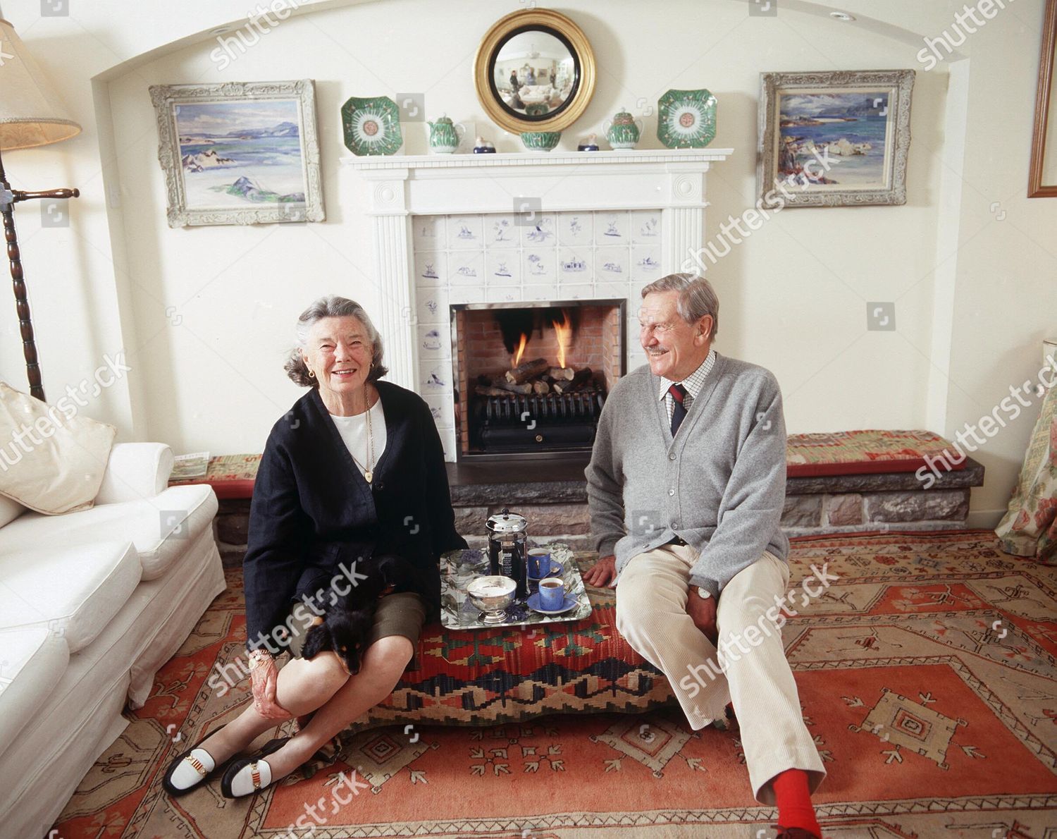 Rosamunde Pilcher Her Husband Graham Home Editorial Stock Photo Stock Image Shutterstock