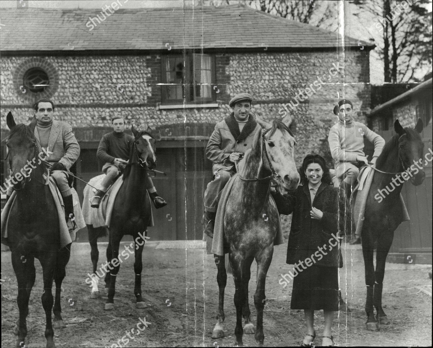 French Jockey Bobby Bates Robert Bates Wife Editorial Stock Photo Stock Image Shutterstock
